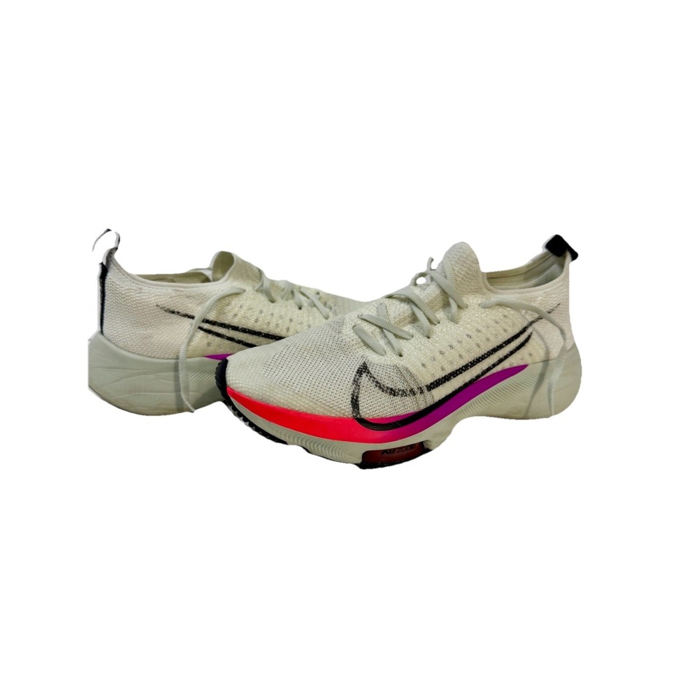 Nike Air Zoom Tempo Next% Flyknit 'White Hyper Violet' Teen 5.5Y Shoe